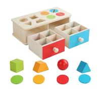 Juguete de Formas geométricas | Juego Sensorial de Emparejamiento, Juego Educativo Interactivo para Desarrollo de Capacidades y Coordinación -Mano 2-4 Años Hogar y Guardería Doméstica por