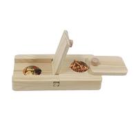 Juguete de forrajeo para hámster, Juguete alimentador para hámster - Juguetes de entrenamiento para comederos - Juego de rompecabezas de madera para snuffle, juego de rompecabezas para esconder golosi