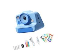 Juguete de fotografía para niños, cámara de impresión instantánea con doble lente, tarjeta de almacenamiento de 32 GB, dispositivo de actividad de vinculación para padres e hijos, cámara de impresión
