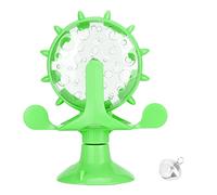 Juguete de Fuga de Alimentos Interactivos para Perros Interactivos Multifuncionales, Mejor Juguete para el Molino de Viento del Gato con Ventosa de Vacío, Material ABS, Alimentador Lento, Gatito