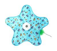 Juguete de gato automático recargable, activado por el tacto Squeaky Pentagon Enrichment