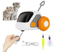 Juguete de gato de control remoto genérico, interactivo Cat Toys with Feather, Automatic Cat Ejercise Toys, Cat Enrichment Toy, Toys for Cats and Kittens, Smart Cat Toys, Feather Cat Toys, Cat Toys