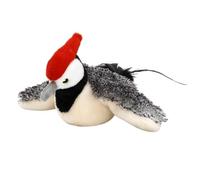 Juguete de gato de pájaro genérico Chirping - Plush 18 x 6 cm | Flapping Wings Interactive Bird Toy with Catnip | Simulated Flying Teaser for Indoor Cats Kittens for Play, Ejercice, and Pet Enrichment