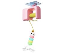 Juguete de gato interactivo: dispositivo de juego de persecución automática recargable, Simulador de movimiento de pista colgante | Herramienta de entrenamiento de gatitos para la puerta de caza marco