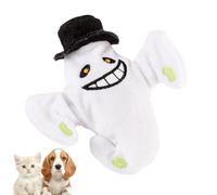 Juguete de gato interactivo eléctrico: muñeca fantasma activada con toque con aleteo y sonido, juguete para mascotas resistente a los rasguños, un accesorio de Halloween divertido para pequeños gatos