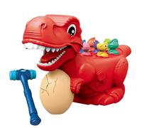 Juguete de golpeo, juguetes de martilleo | Juguetes interactivos de martilleo de dinosaurios con sonido y luz,Juguete motriz fino con dinosaurio pequeño para el aprendizaje temprano, actividades