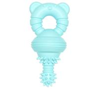 Juguete de goma para dientes limpios molar | Juguete de perro indestructible con forma de chupete de púas de goma - Juguetes para perros resistentes para limpieza de dientes y masaje de ge