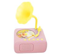 Juguete de gramófono para niños, reproductor de música de cuentos para niños | de audio portátil con reproductor de historias portátil de gramófono 96Cards | Juguetes antiguos interactivos para niños,