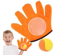 Juguete de guantes pegajosos para niños | Beach Toss Catch Toy Set Beach Ball Catch Guantes Remo | Juguetes deportivos padre-hijo Juegos deportivos de pelota Juguete pegajoso para ra