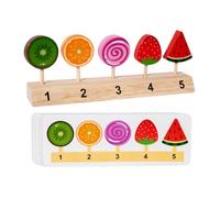 Juguete de Hielo de Madera para hacer que parezca jugar - Puzzle a juego finamente diseñado, madera lisa y duradera, diseño educativo colorido | Cumpleaños Año Nuevo Navidad Día de Juguete de