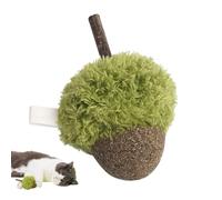 Juguete de hierba gatera,Juguetes de hierba gatera para gatos,Juguetes para gatos de bellota verde, hierba gatera - Divertida pelota para masticar para gatos, lindo juguete de frutas, juguete interact