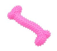 Juguete de hueso de perro - Forma elástica que hace sonido, pieza de recreación masticadora fuerte, compañero estimulante de búsqueda, accesorio ligero de disfrute de mascotas para interiores y