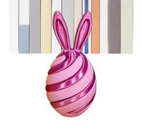 Juguete de huevo de conejito de Pascua, dispositivo coleccionable sensorial, huevo de conejito 3D de 10 cm con ilusión óptica, utilidad de mejora del enfoque para arreglos de decoración de escritorio,