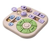 Juguete de Inteligencia y Comedero Antiatragantamiento para Perros, Dispensador Comida Perros Interactivo con Escondites para Golosinas, Juego Mental Antiestrés para Cachorro, Base Antideslizante