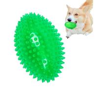 Juguete de Juguete para Masticar con Forma de Bola chirriante con para Perros, orbe de Entrenamiento de Goma Texturizada, Accesorio de Juego Atractivo, Herramienta de dentición Resistente a