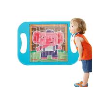 Juguete de Laberinto de Perlas, Laberinto de Perlas de Mano,Juego de mesa Balance Handheld Maze Brain Teaser | Partido educativo Favors, Kids Teens Activity Board for Children's Day, Pascua