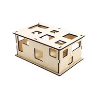 Juguete de laberinto para gatos, caja de juguetes educativa desmontable para gatos, mira y juega, tabla de rascar laberinto para gatos, estimula el deseo de exploración, reduce el comportamiento de
