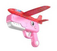 Juguete de lanzamiento de avión genérico para | Dinosaurio con emisor - Avión de juguete con espuma LED 20 cm - para juegos al aire , jardín, parque y cumpleaños