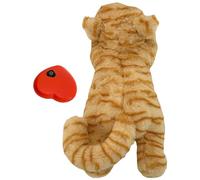 Juguete de latido para cachorros,Juguete de latido para gato,Juguete de entrenamiento conductual para cachorros con latido del corazón de peluche | Almohada cómoda para abrazar, ayuda calmante para al