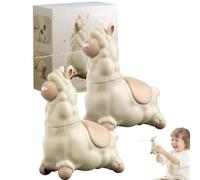 Juguete de Llama Que escupe, Juguete acuático de Llama Que escupe, Juegos Divertidos para Toda la Familia al Aire Libre, aspersor de Empuje, Pistola de Agua Bonita para el jardín en Verano (2pcs)