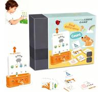 Juguete de Llave lógica para niños,Llaves educativas para niños,40 Card,3 Levels Difficulty,Juguetes educativos creativos,Locks and Keys Learning Game de 3,4,5,6 años-Stufe 1