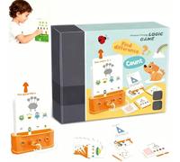 Juguete de Llave lógica para niños,Llaves educativas para niños,40 Card,3 Levels Difficulty,Juguetes educativos creativos,Locks and Keys Learning Game de 3,4,5,6 años-Stufe 1