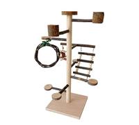 Juguete de loro, jaulas de pájaros, escalera de escalada y plataforma de columpio, juguete de entretenimiento, juguete de madera para moler y masticar, para jaulas de pájaros, soporte de gimnasio,