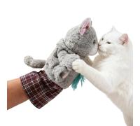 Juguete de lucha libre para gatos, estimulador de juego interactivo para entretenimiento en interiores, juguete de marioneta de estilo lindo con beneficios de ejercicio, accesorio de actividad para