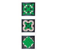 Juguete De Madera Bloques PYROM Verde LxBxH 265x265x60mm NUEVO Bloque