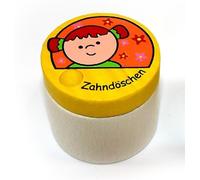 Juguete de Madera Caja para Dientes Leche Chica Bxlxh 40x40x35mm Nuevo Zahnbox
