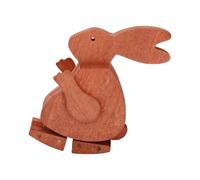 Juguete de Madera de Haya Conejo Mecánico para Niños | Diseño impulsado por gravedad, juguete de madera hecho a mano, fomenta el aprendizaje a través del juego, adecuado para