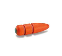 Juguete de madera - ERZI - 19378 - Zanahoria para cortar - 3 piezas - Velcro