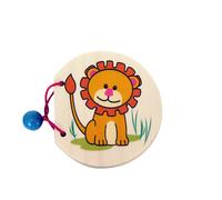 Juguete de Madera Libro Imágenes Animales Zoo Bxlxh 100x15x90mm Nuevo Salto