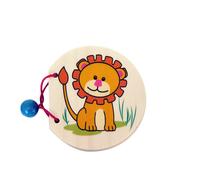 Juguete de Madera Libro Imágenes Animales Zoo Bxlxh 100x15x90mm Nuevo Salto