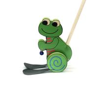 Juguete De Madera Rana Deslizante 140x60x600mm NUEVO Juguete Para Bebés