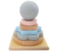 Juguete de Madera Torre Montaje Bxlxh 90x90x110mm Nuevo Tablero Juego Motricidad