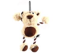 Juguete de manguera para limpiar los dientes de perro, para protección suave de felpa para mascotas, juguetes de entrenamiento interactivos, juguetes de masticación duraderos para cachorros y perros