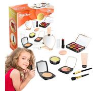 Juguete De Maquillaje - Set De Cosmética Infantil | Kit De Belleza para Niñas | Juego Realista Seguro & No Tóxico para Maquillaje Imaginario