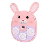 Juguete de Máquina de Boxeo Musical para Niños, con Tecnología de Detección de Movimiento de Control Remoto 2.4G y Efectos de Luz, Juego de Ritmo Interactivo para Niños de 3 a 8 (Pink)