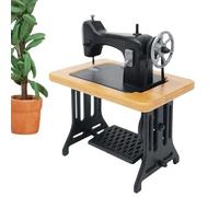 Juguete de máquina de Coser en Miniatura, decoración de Muebles de Escritorio, Mini máquina de Coser, decoración de Muebles a Escala 1:24, para Comedor, Sala de Estar, Estudio, Dormitorio