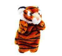 Juguete De Marioneta De Dedo De Tigre - Muñeco De Peluche Suave De 6 Cm, Figura De Mano De Dibujos Animados, Lindos Mini Juguetes De Personajes | Marionetas De Dedos Interactivas Para Niños Y Adultos,
