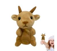 Juguete de marioneta de mano, títere de mano para - Juguete de peluche de peluche realista,Suministros de juego para el teatro de narración cumpleaños preescolar