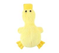 Juguete de masticación de perro de peluche - masticador de peluche de pato, juguete de cachorro de dibujos animados | Peluche y juego sin masticar, saliendo refugio en casa tirando de un compañero