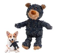 Juguete de masticación para perros: juguete de masticación en forma de oso difícil, juguete interactivo para mascotas | Juguete de dentición duradero para razas pequeñas medianas y grandes, div