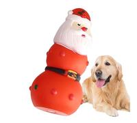 Juguete de masticar para perros,Juguetes para perros chillidos - Juguetes de mascar para mascotas de Navidad para limpiar los dientes de razas pequeñas medianas y grandes, admite morir