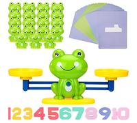 Juguete de Matemáticas Balanza para Niños, Rana Balance Digital Juego Educativo Number y Matemáticas Aprendizaje Regalo para Niños y Niñas de 3 4 5 6 Años