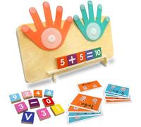 Juguete de Matemáticas de Madera, Herramienta Educativa Aprender a Contar, Juguetes Montessori Matemáticas, Juguetes Niños, Juguete de Madera 3 4 5 Años Niños Niñas