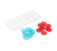 ＡＷＨＡＯ Juguete de Matemáticas para, Desarrollar La Memoria Y El de Números, Regalo, Juguetes del Alfabeto para Actividades en El, Rojo Azul