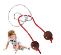 Juguete de Metal | Juego de de Alambre de Metal de 8 Piezas, Juguete para Trucos de Magia con Anillo Chino, Juego de Enclavamiento para Recuerdo de Fiesta, desafío para niños