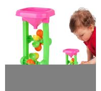 Juguete de Mezcla de Agua de : Rueda de Agua de Doble Canal, Reloj de giratoria estética | Accesorio de Piscina al Aire Libre, Juego de Entretenimiento en la Playa, fomenta el Aprendizaje S